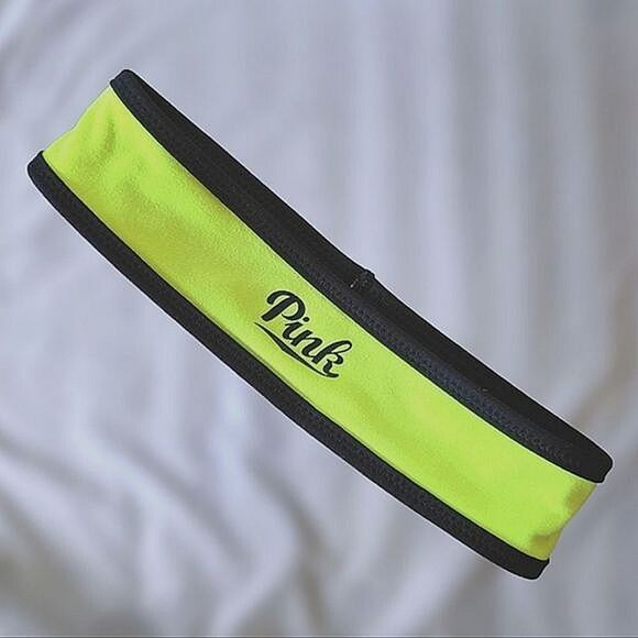 VS Pink neon yellow reversible headband - Picture 5 of 7